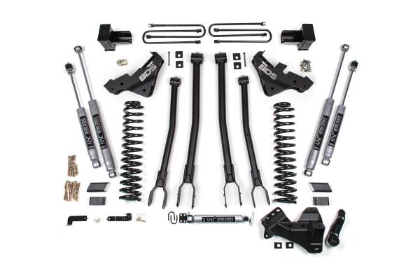 BDS Suspension - BDS 5 Inch Lift Kit w/ 4-Link | Ford F250/F350 Super Duty (2023-2026) 4WD Diesel | 3 In. Block w/o Overload | FOX 2.5 Performance Elite - Image 1