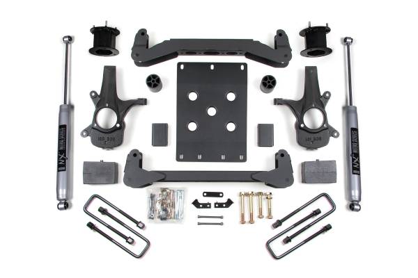 BDS Suspension - BDS 4.5 Inch Lift Kit | 2007-2013 Chevy Silverado / GMC Sierra 1500 2WD | Block Kit w/ FOX 2.0 Performance Series Shocks - Image 1