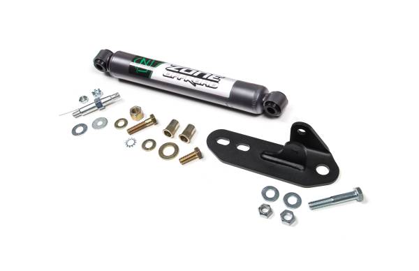 Zone Offroad - Steering Stabilizer Kit | Heavy Duty Cylinder w/ Mounting Bracket | Chevrolet/GMC 2500HD/3500HD (2015-2026) | Zone Offroad - Image 1