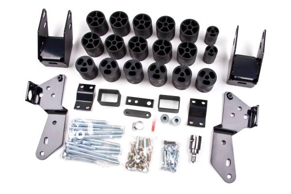 Zone Offroad - 3 Inch Body Lift Kit | 2007-2013 Chevy Silverado & GMC Sierra 1500 | Zone Offroad - Image 1