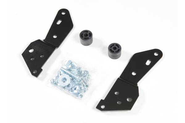Zone Offroad - 1.5 Inch Rear Bumper Relocation Brackets | Steel w/ Clear Zinc Coating | 2007-2013 Chevrolet/GMC 1500 | Zone Offroad - Image 1