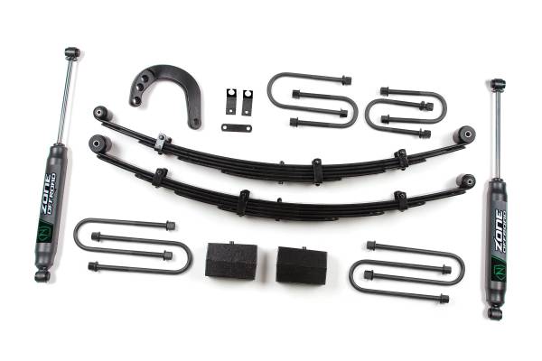 Zone Offroad - 4 Inch Lift Kit | Chevy/GMC K2500 SUV (1988-1991) 4WD | w/ Nitro Series Shocks | Zone Offroad - Image 1
