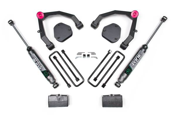 Zone Offroad - 3.5 Inch Lift Kit | Chevy Silverado & GMC Sierra 1500 (2007-2013) 2WD | w/ FOX Adventure Series Shocks | Zone Offroad - Image 1