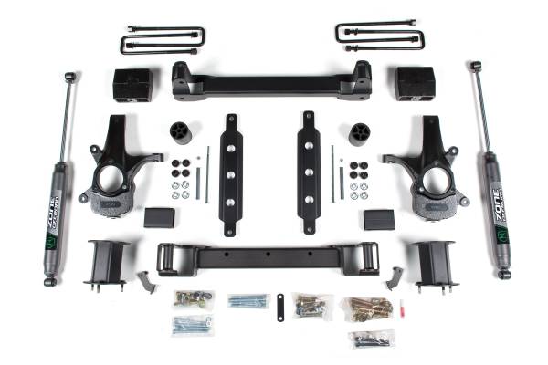 Zone Offroad - 6.5 Inch Lift Kit | Chevy Silverado & GMC Sierra 1500 (2014-2018) 2WD | Cast Steel Arms | Nitro Struts Front & FOX Adventure Rear | Zone Offroad - Image 1