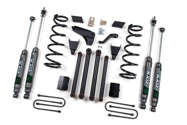 Zone Offroad - 5 Inch Lift Kit | Dodge Ram 2500/3500 2010-2013 4WD | 4 Inch Axle | Nitro Series Shocks | Zone Offroad - Image 1