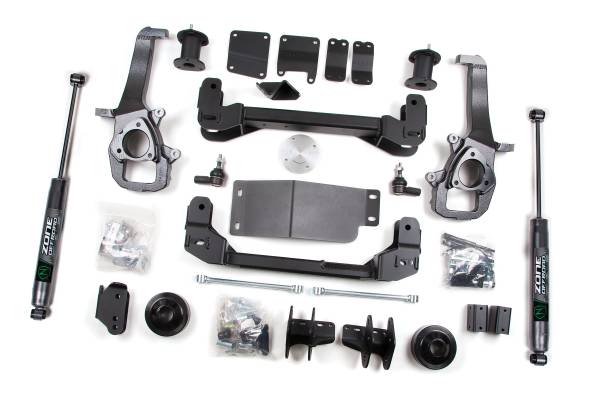 Zone Offroad - 4 Inch Lift Kit | 2009-2011 Dodge Ram 1500 4WD | w/ FOX Adventure Series Shocks | Zone Offroad - Image 1