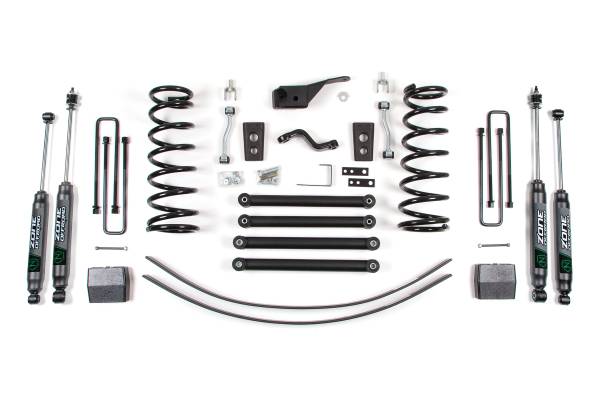 Zone Offroad - 5 Inch Lift Kit | 2000-2001 Dodge Ram 1500 4WD | w/ Nitro Series Shocks | Zone Offroad - Image 1