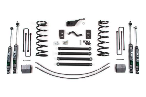 Zone Offroad - 5 Inch Lift Kit | 2000-2002 Dodge Ram 2500/3500 4WD | w/ Nitro Series Shocks | Zone Offroad - Image 1