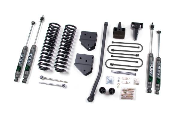 Zone Offroad - 4 Inch Lift Kit | Ford F250/F350 Super Duty 2005-2007 4WD Gas | w/ Nitro Series Shocks | Zone Offroad - Image 1