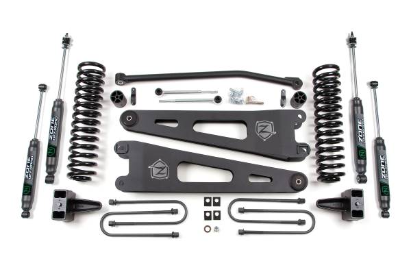 Zone Offroad - 4 Inch Lift Kit w/ Radius Arm | Ford F250/F350 Super Duty (2005-2007) 4WD Gas | FOX 2.0 Adventure Series Shocks | Zone Offroad - Image 1