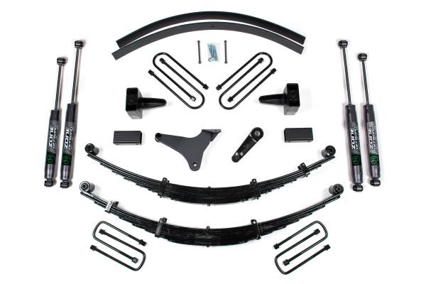 Zone Offroad - 6 Inch Lift Kit | 1999-2004 Ford F250/F350 Super Duty 4WD | Square U-Bolts w/ FOX 2.0 Adventure Series Shocks | Zone Offroad - Image 1