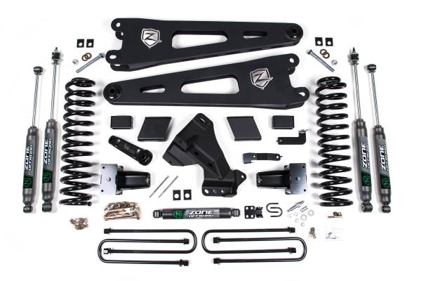 Zone Offroad - 5 Inch Lift Kit w/ Radius Arm | Ford F250/F350 Super Duty (2020-2022) 4WD Gas | FOX 2.0 Adventure Series Shocks | Zone Offroad - Image 1