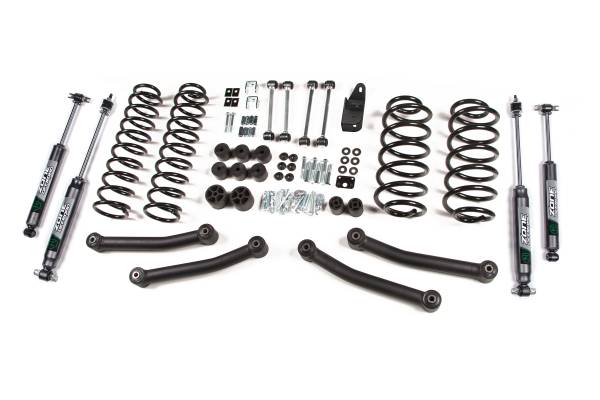 Zone Offroad - 4 Inch Lift Kit | 1997-2002 Jeep Wrangler TJ 4WD | w/ Nitro Series Shocks | Zone Offroad - Image 1