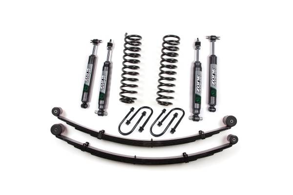 Zone Offroad - 3 Inch Lift Kit w/ Springs | Jeep Cherokee XJ (1984-2001) 4WD | Dana 35 Rear Axle | Nitro Series Shocks | Zone Offroad - Image 1
