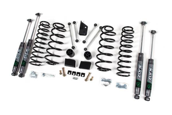 Zone Offroad - 3 Inch Lift Kit | Jeep Wrangler JL (2018-2026) 4-Door | w/ FOX 2.0 Adventure Series Shocks | Zone Offroad - Image 1