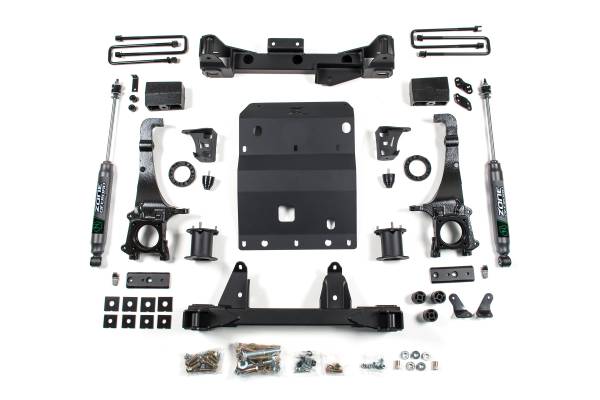 Zone Offroad - 6 Inch Lift Kit | Toyota Tacoma (2016-2023) 4WD | FOX Adventure Series Rear / Strut Spacer Front | Zone Offroad - Image 1