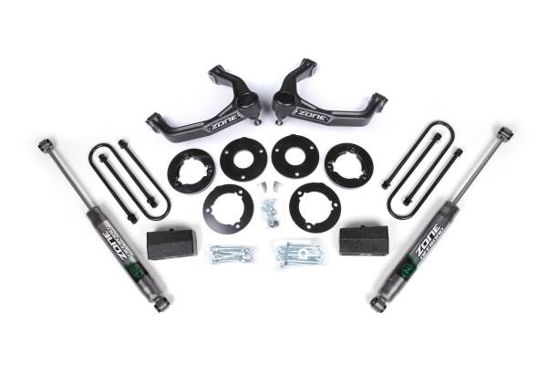 Zone Offroad - 1.75 Inch Lift Kit | Chevy Silverado & GMC Sierra 1500 AT4 & Trail Boss (2025-2026) | w/ FOX Adventure Series Rear Shocks | Zone Offroad - Image 1