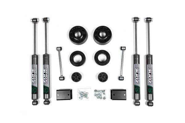 Zone Offroad - 2 Inch Lift Kit | w/ Nitro Series Shocks | Jeep Wrangler JL (2018-2026) | Zone Offroad - Image 1