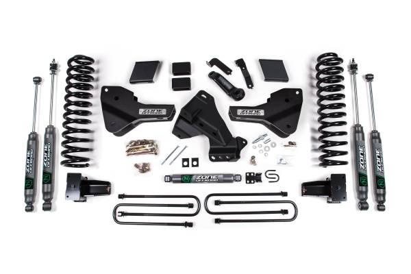 Zone Offroad - 5 Inch Lift Kit | Ford F-250/F-350 Super Duty (2023-2026) 4WD Diesel SRW | w/ FOX 2.0 Adventure Series Shocks | Zone Offroad - Image 1