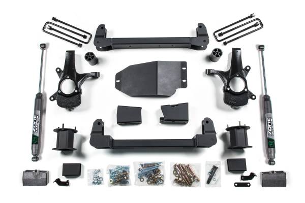 Zone Offroad - 4.5 Inch Lift Kit | Chevy Silverado & GMC Sierra 1500 (2007-2013) 2WD | w/ Nitro Series Shocks | Zone Offroad - Image 1