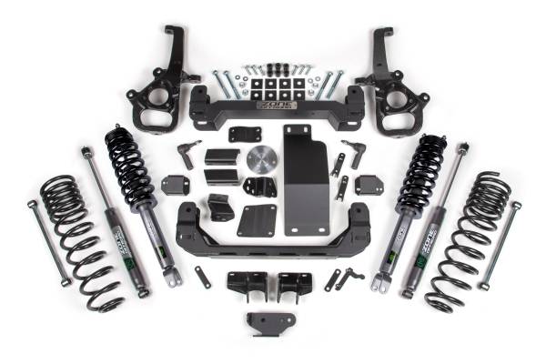Zone Offroad - 6 Inch IFS Lift Kit | Ram 1500 2025-2026 4WD | Large Bore Knuckle | Strut Spacer / FOX Adventure Series Rear Shock | Zone Offroad - Image 1