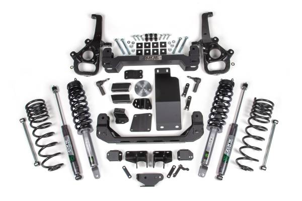 Zone Offroad - 4 Inch IFS Lift Kit | Ram 1500 2025-2026 4WD | Standard Knuckle | Loaded Strut / Nitro Series | Zone Offroad - Image 1