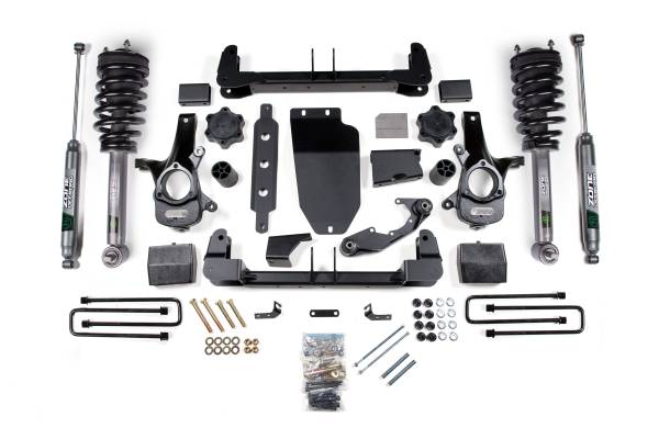 Zone Offroad - 6.5 Inch Lift Kit | Chevy Silverado & GMC Sierra 1500 (2014-2018) 4WD | Cast Steel Control Arm | Nitro Strut & FOX Adventure Series | Zone Offroad - Image 1
