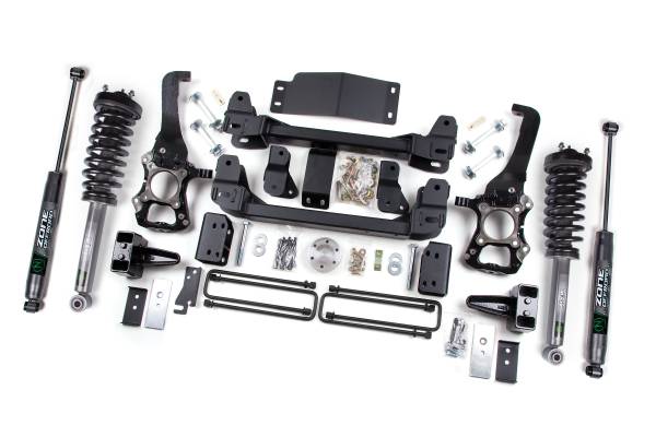 Zone Offroad - 6 Inch Lift Kit | 2009-2013 Ford F-150 4WD | Loaded Strut / Nitro Series | 5 Inch Rear Block | Zone Offroad - Image 1
