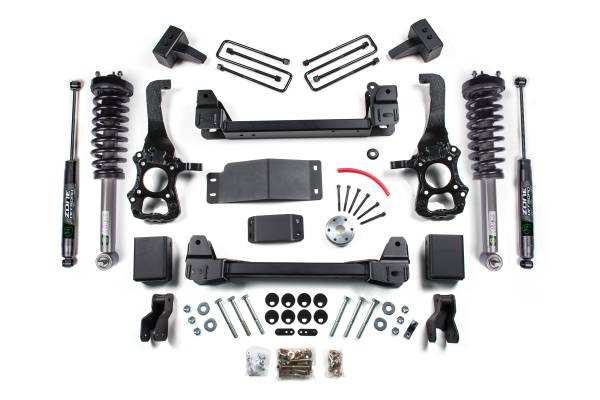 Zone Offroad - 4 Inch Lift Kit | 2015-2020 Ford F-150 4WD | Loaded Strut w/ Zone Nitro Series Rear Shocks | Zone Offroad - Image 1