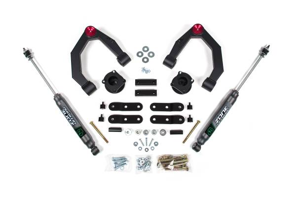 Zone Offroad - 3.5 Inch Lift Kit | Toyota Tundra (2007-2021) | Strut Spacer / FOX Adventure Series Shocks | Zone Offroad - Image 1
