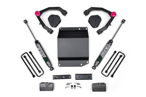 Zone Offroad - 3.5 Inch Lift Kit | Chevy Silverado & GMC Sierra 1500 (2007-2013) 4WD | w/ Nitro Series Rear Shocks | Zone Offroad - Image 1