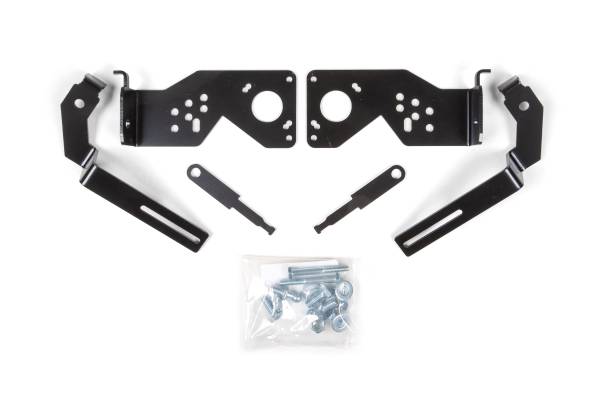 Zone Offroad - Ride Height Sensor Relocation Bracket Kit | 5-7 Inch Lift w/ Radius Arm Drop | Ford F-250/F-350/F-450 Super Duty (2023-2026) 4WD | Zone Offroad - Image 1