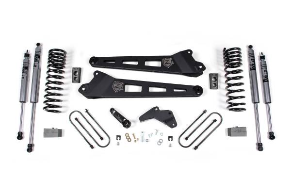 Zone Offroad - 4 Inch Radius Arm Lift Kit | Ram 3500 (2025-2026) 4WD Diesel | 3" Block w/ Overload | Nitro Series Shocks | Zone Offroad - Image 1