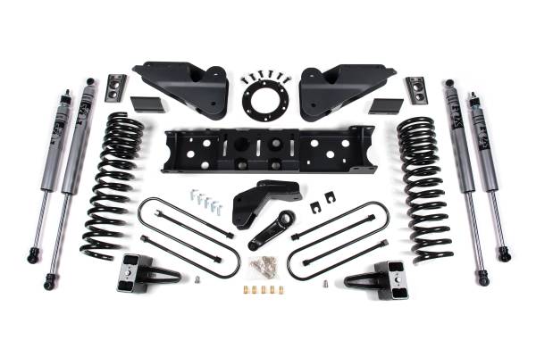 Zone Offroad - 4 Inch Radius Arm Drop Lift Kit | Ram 3500 (2025-2026) 4WD Gas | 2 Inch Rear Block w/ Overload | FOX 2.0 Adventure Series | Zone Offroad - Image 1