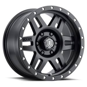 ICON Alloys - ICON Alloys SIX SPEED SAT BLK - 17 X 8.5 / 6 X 5.5 / 25MM / 5.75" BS - 1417858357SB - Image 2