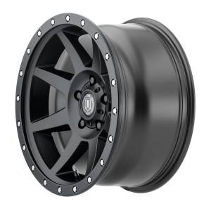 ICON Alloys - ICON Alloys REBOUND SAT BLACK - 17 x 8.5 / 5 X 4.5 / 0MM / 4.75" BS - 1817856547SB - Image 3