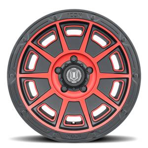 ICON Alloys - ICON Alloys VICTORY SAT BLK RED - 17 X 8.5 / 6X135 / 6MM / 5" BS - 3017856350SBRT - Image 2