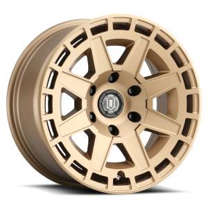 ICON Alloys - ICON Alloys COMPASS SAT BRS - 17 X 8.5 / 5X5 / -6MM / 4.5" BS - 3217857345BS