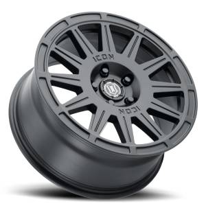 ICON Alloys - ICON Alloys RICOCHET SAT BLACK - 17 X 8 / 5 X 108 / 38 MM / 6" BS - 7017803160SB - Image 6