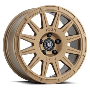 ICON Alloys - ICON Alloys RICOCHET SAT GOLD - 17 X 8 / 5 X 100 / 38 MM / 6" BS - 7017805060SG - Image 2