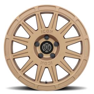 ICON Alloys - ICON Alloys RICOCHET SAT GOLD - 17 X 8 / 5 X 100 / 38 MM / 6" BS - 7017805060SG - Image 3