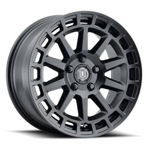 ICON Alloys - ICON Alloys JOURNEY SAT BLK - 17 X 8 / 5 X 100 / 38 MM / 6" BS - 7117805060SB - Image 1