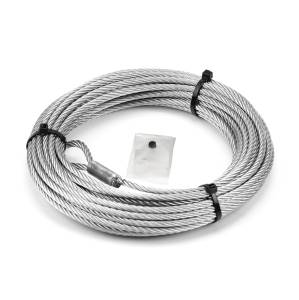 Warn - Warn Replacement Rope 50 ft. Long 5.6 mm. Dia. Steel Incl. Swaged Loop/Wire Rope Terminal  -  100972 - Image 2