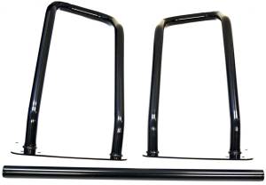 Warn Trans4mer™ Brush Guard For Use w/Trans4mer™ Grille Guard Two-Bar Wrap Around Black  -  66405