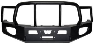 Warn - Warn Heavy Duty Bumper Black w/ Brush Guard For Use w/All Warn Large Frame Winches Including 16.5ti  -  85886 - Image 2