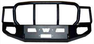 Warn - Warn Heavy Duty Bumper Black w/ Brush Guard For Use w/All Warn Large Frame Winches Including 16.5ti  -  85887 - Image 2