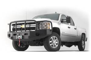 Warn - Warn Heavy Duty Bumper Black w/ Brush Guard For Use w/All Warn Large Frame Winches Including 16.5ti  -  85887 - Image 3