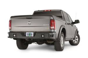 Warn - Warn Ascent Rear Bumper Black Textured Powder Coat Integrated Light Ports Lights Not Included  -  96440 - Image 2