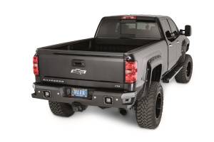 Warn - Warn Ascent Rear Bumper Black Textured Powder Coat Integrated Light Ports Lights Not Included  -  96550 - Image 2