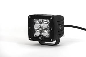 KC Hilites - KC Hilites 3in. C-Series C3 LED-2-Light System-Amber-12W Spot Beam  -  0315 - Image 3